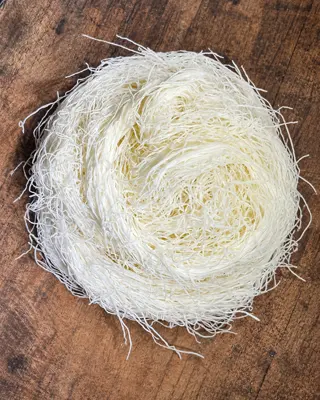 Contoh adonan kunafa long strand thin, lembab